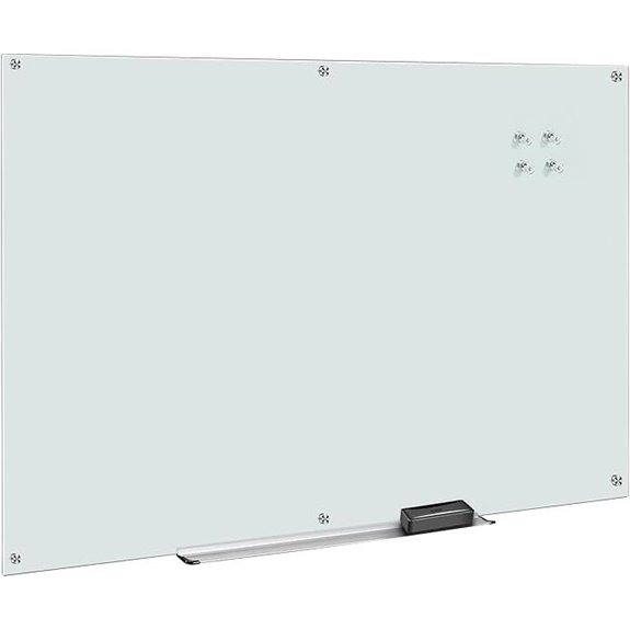 Amazon Basics Magnetic Frameless Whiteboard 72W x 48H