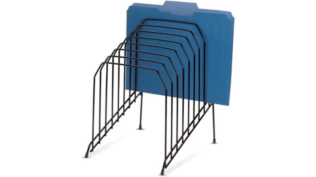 large inclined wire caddy