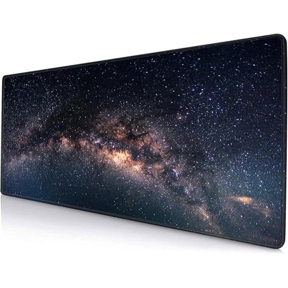 Galaxy Extended Gaming Mouse Pad with Non-Slip Base