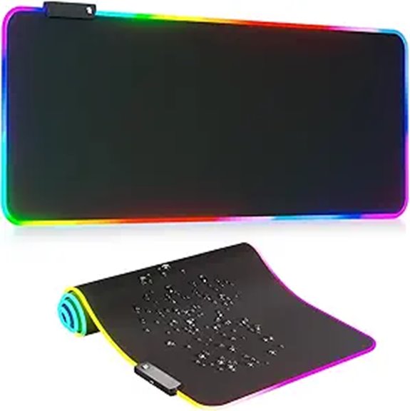 RGB Mousepad Led Mouse Pad Large Mouse Pad,Led and Big Mouse mat