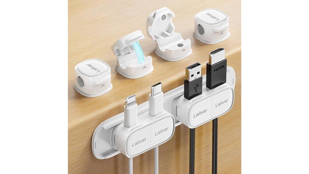 magnetic cable organizer set