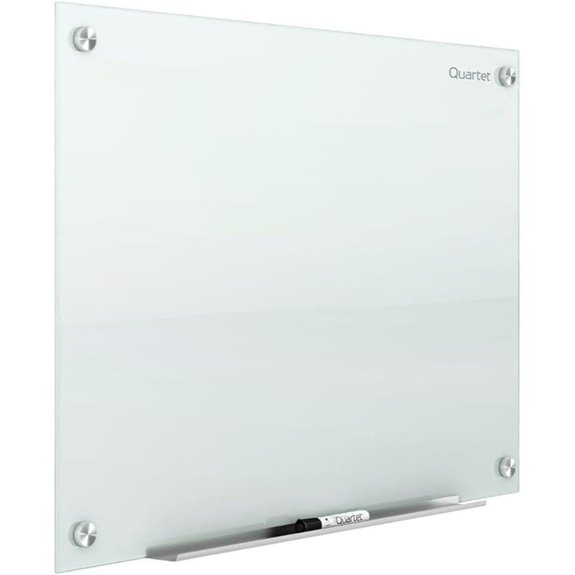 Quartet Glass Dry Erase Board with Magnets and Accessories