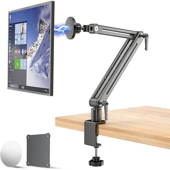 Jakeko Magnetic Portable Monitor Clamp & Arm