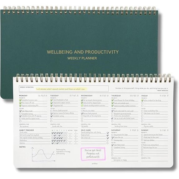 mindful productivity calendar