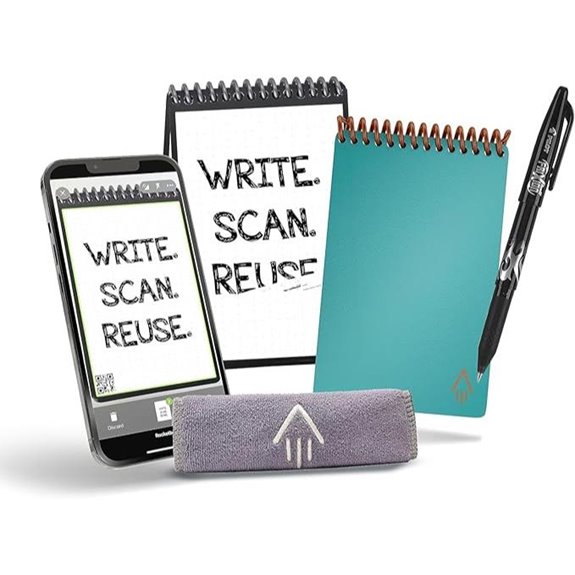 Rocketbook Mini Reusable Notebook Neptune Teal