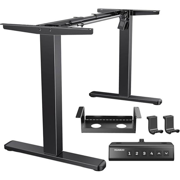 HUANUO Adjustable Standing Desk Frame with Motor