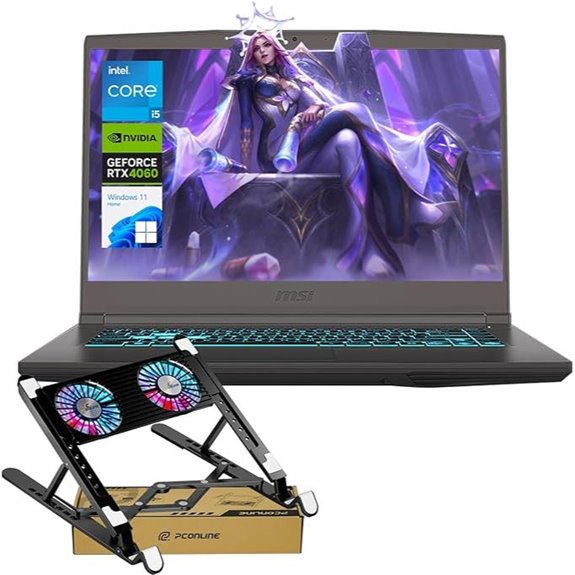 MSI 15.6 VR Gaming Laptop Bundle with Cooler
