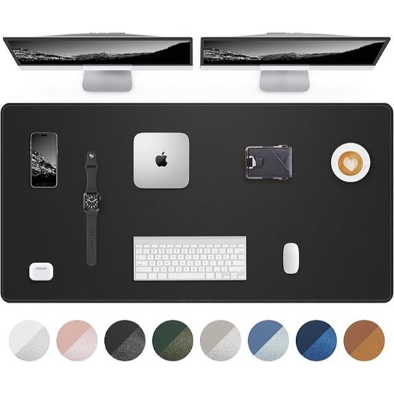 Large Non-Slip Waterproof Desk Mat for Office