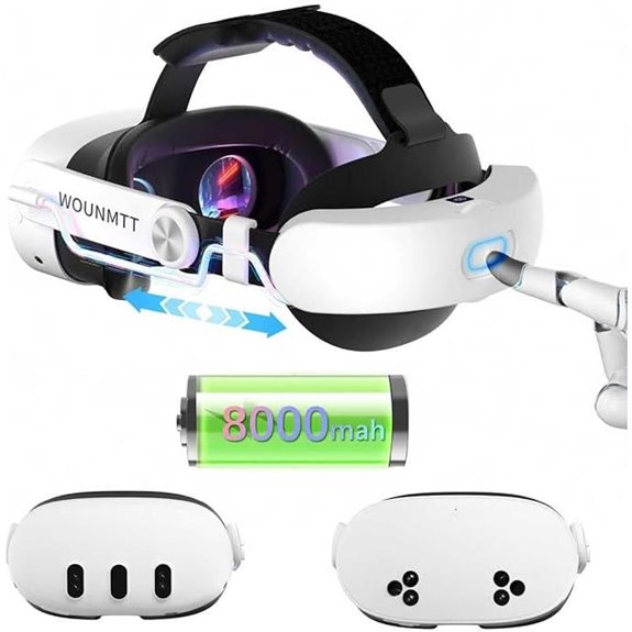 Oculus Quest 3 Head Strap with Battery & Comfort