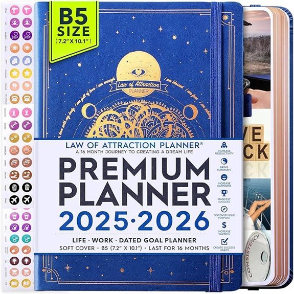 planner with stickers