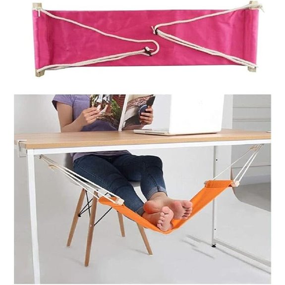 Portable Adjustable Foot Hammock for Home and Travel