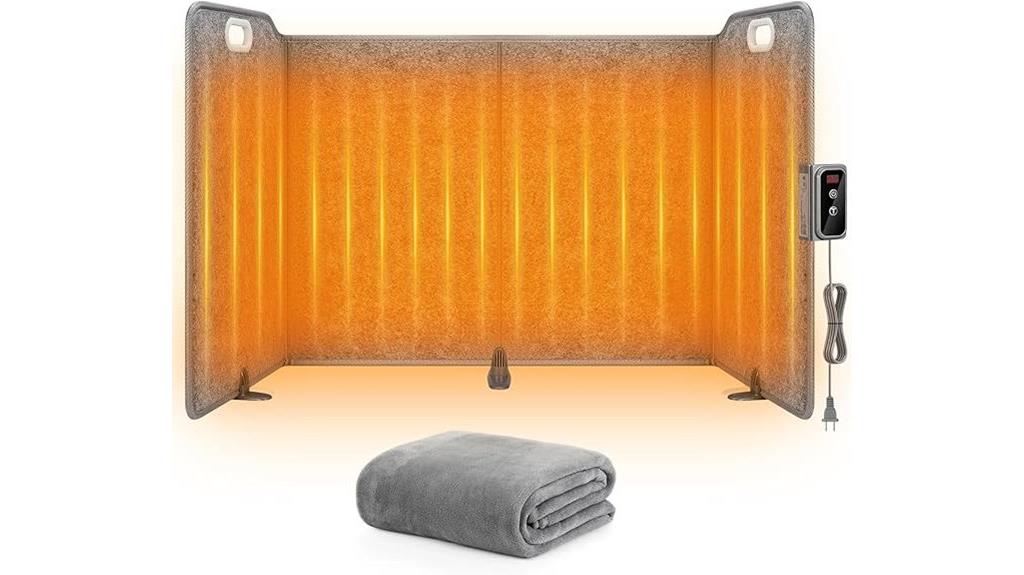 portable underdesk warmer blanket