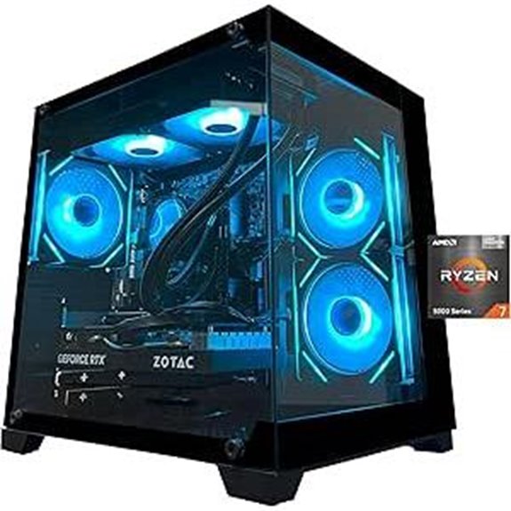 Gaming PC Desktop with Ryzen 7 RTX 5060 32GB RAM