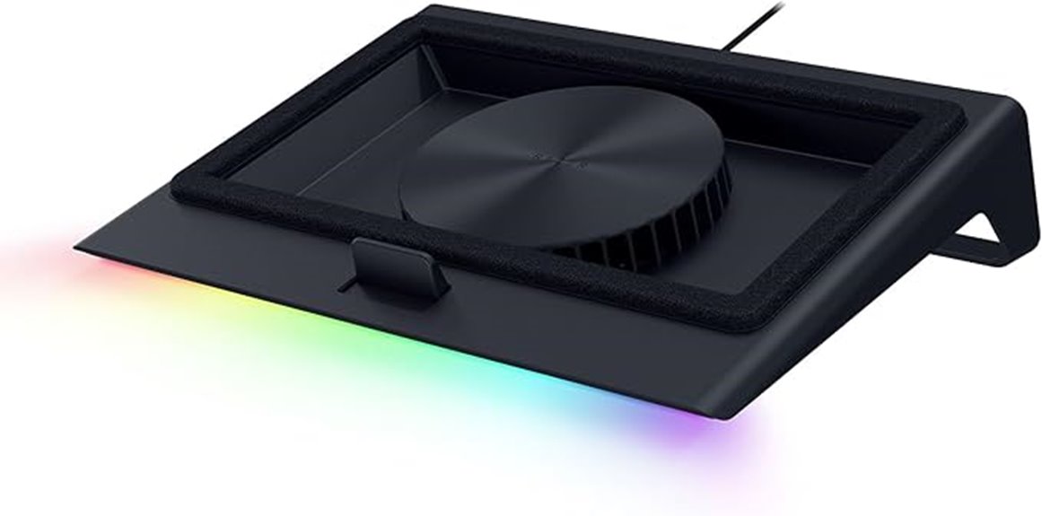 rgb gaming laptop cooler