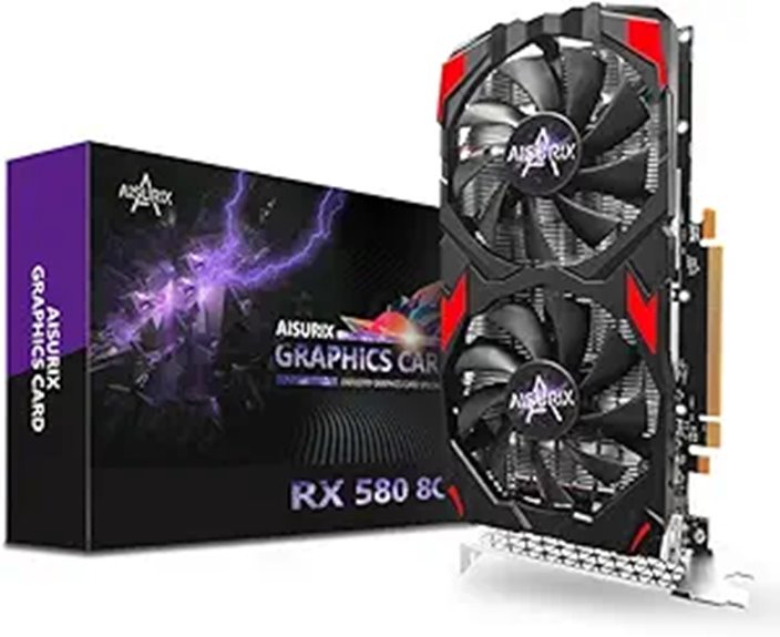 AISURIX RX 580 8GB Gaming Graphics Card