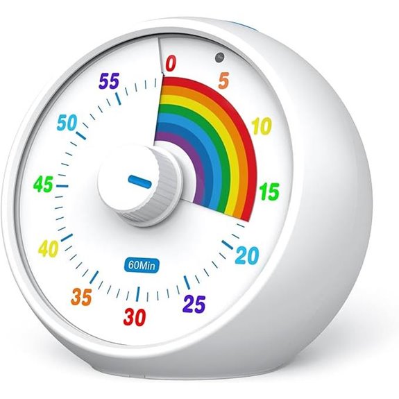 Kids Visual Timer with Silent 60-Minute Countdown