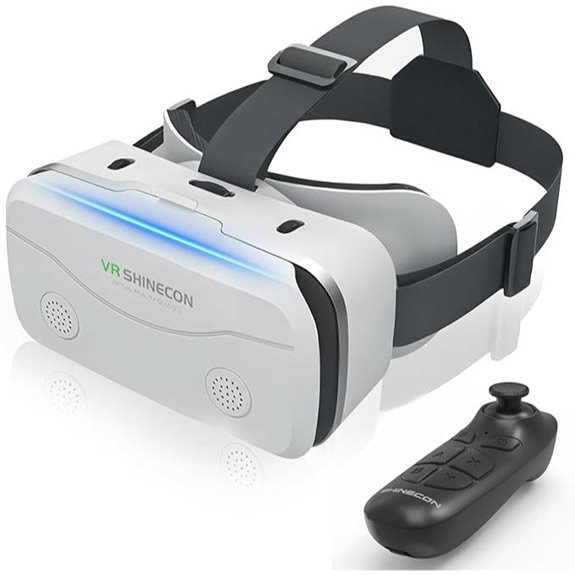 VR Headset with Bluetooth Controller for Smartphones
