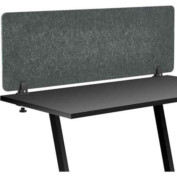 Colarr Soundproof Desk Divider with Clamp 16x47