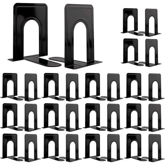 Heavy Duty Metal Bookends 15 Pairs