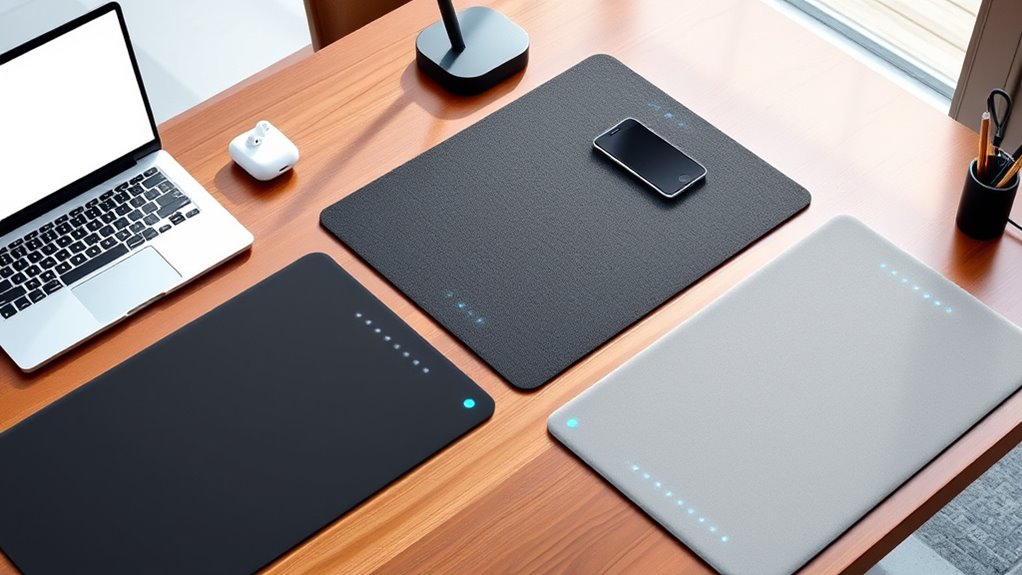 stylish wireless charging mats