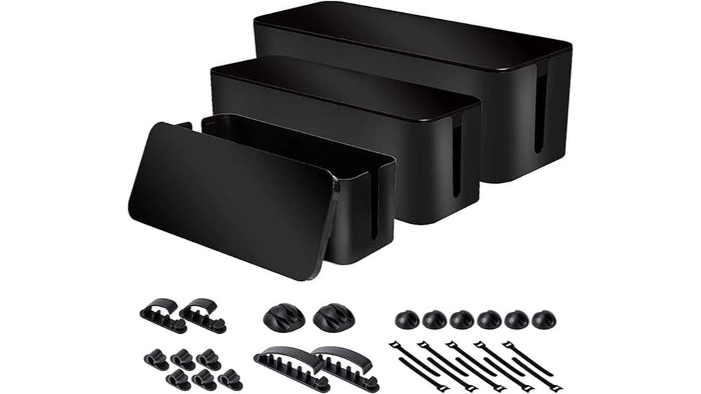 three piece cable organizer
