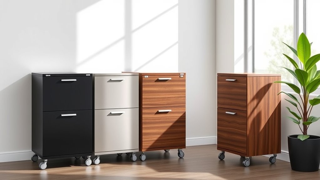 top 2 drawer file cabinets