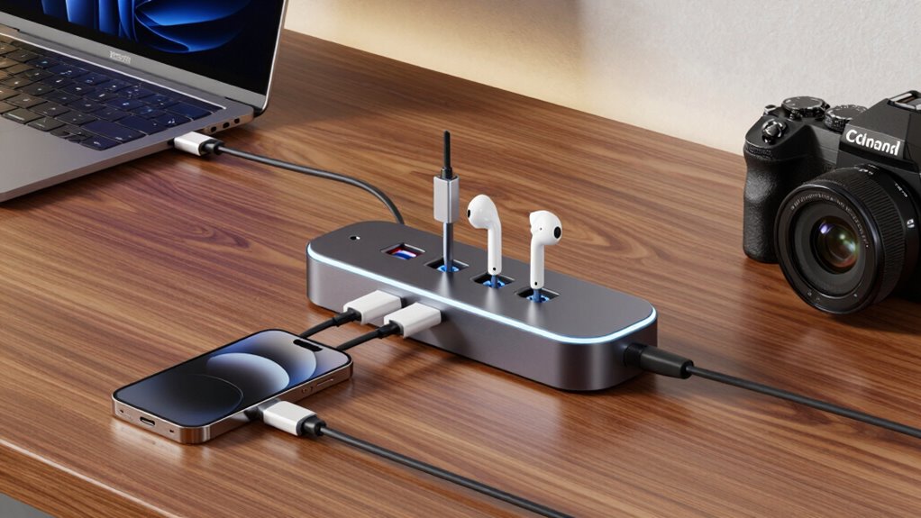 top desk charging hubs