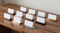top desk name plate holders