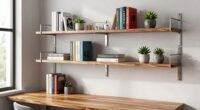 top desk shelf options
