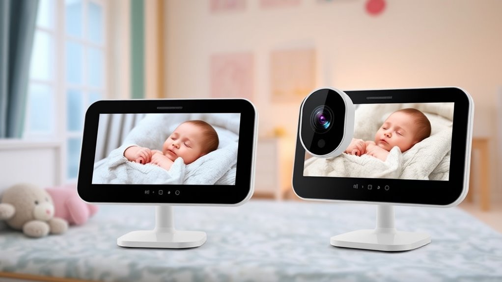 top dual camera baby monitors
