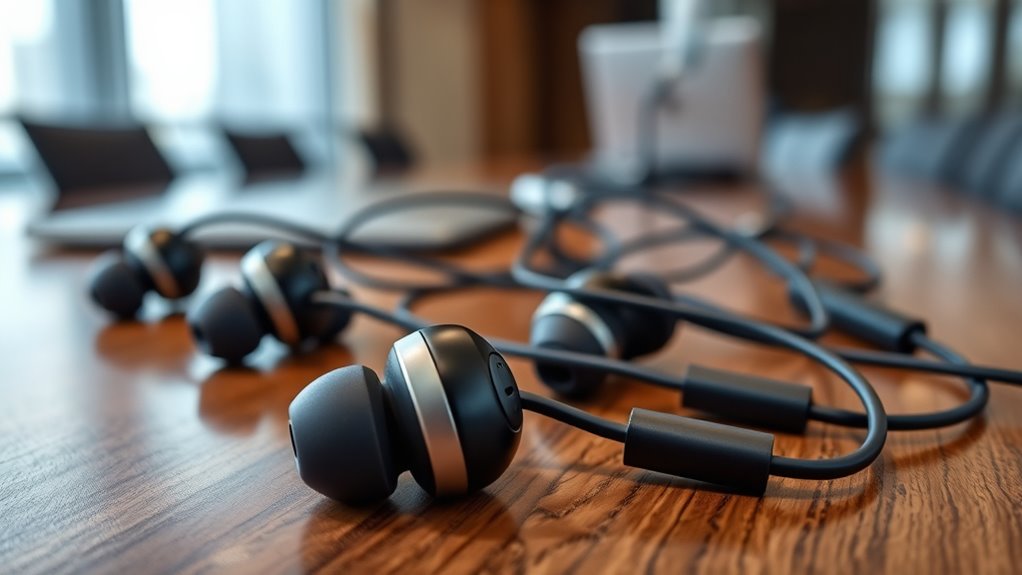 top in ear conference headsets