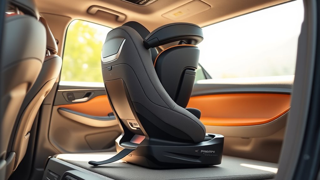 top load leg convertible seats