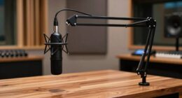 top microphone boom arms