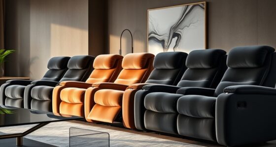 top power headrest recliners