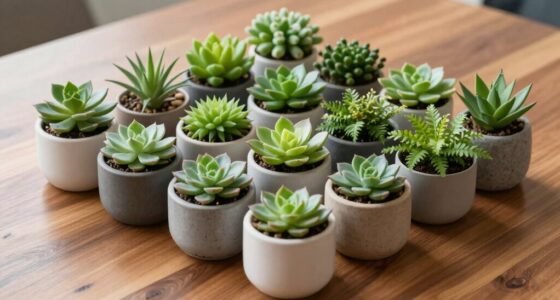 top small desk plant pots