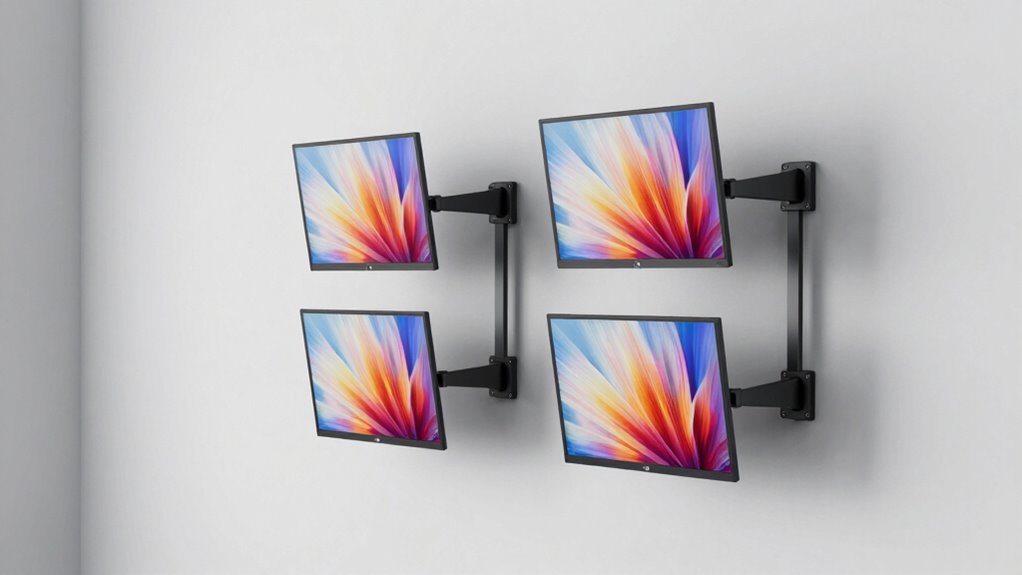 top wall mounts for space