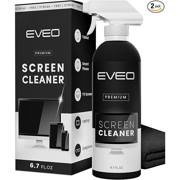EVEO Screen Cleaner Spray Kit for TVs and Devices