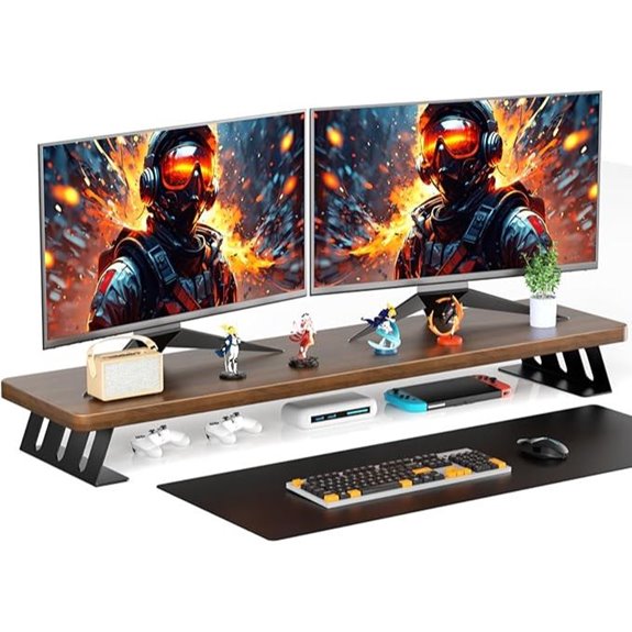 Dual Monitor Stand Riser for 2 Monitors