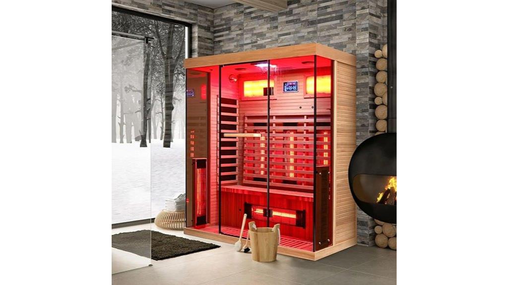 two to three person sauna