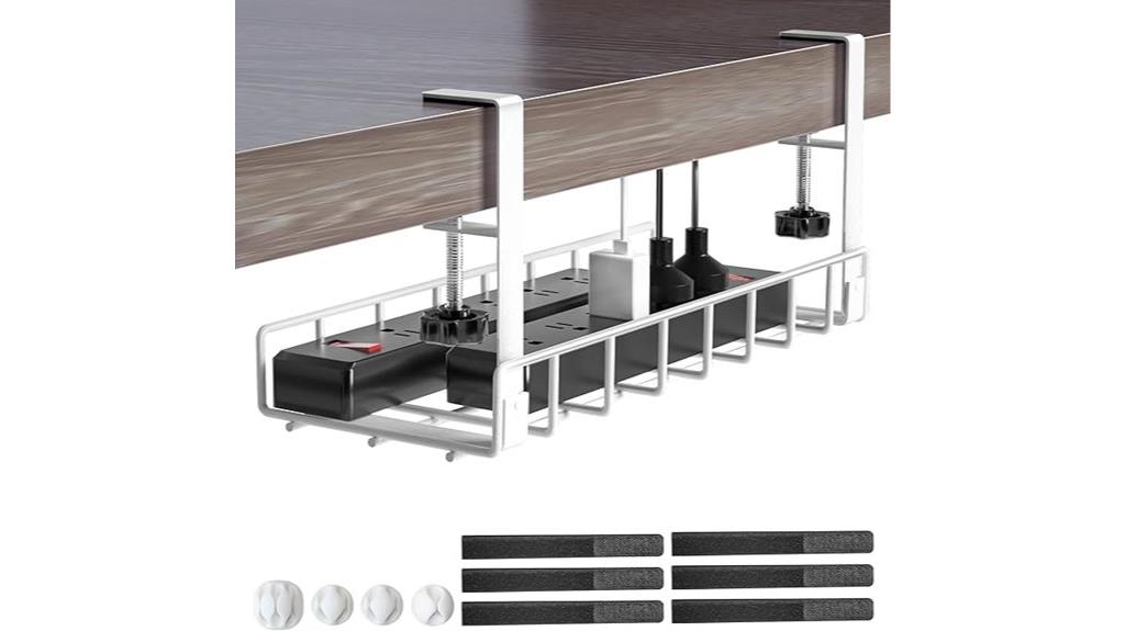 under desk cable organizer