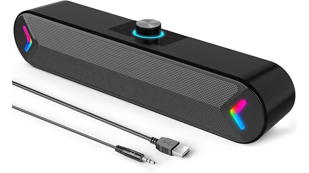 usb powered stereo speakers