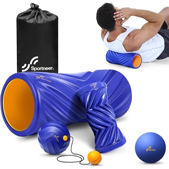 Sportneer 4-in-1 Foam Roller Set for Full Body Massage