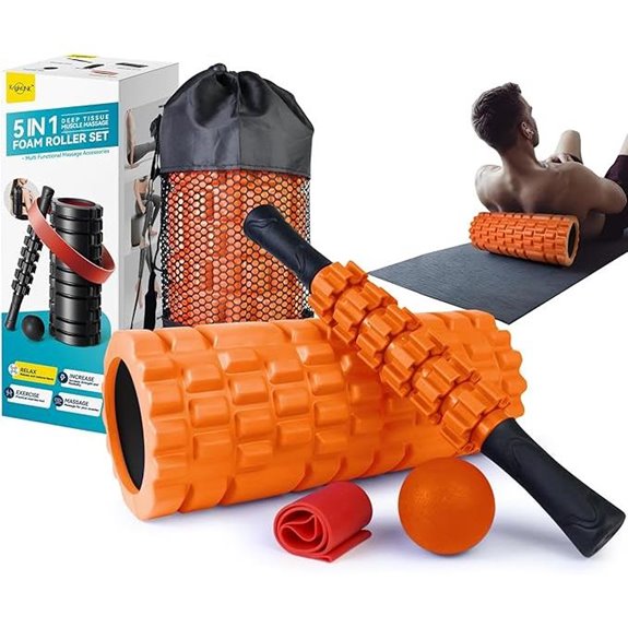 5-in-1 Foam Roller Set for Muscle Massage