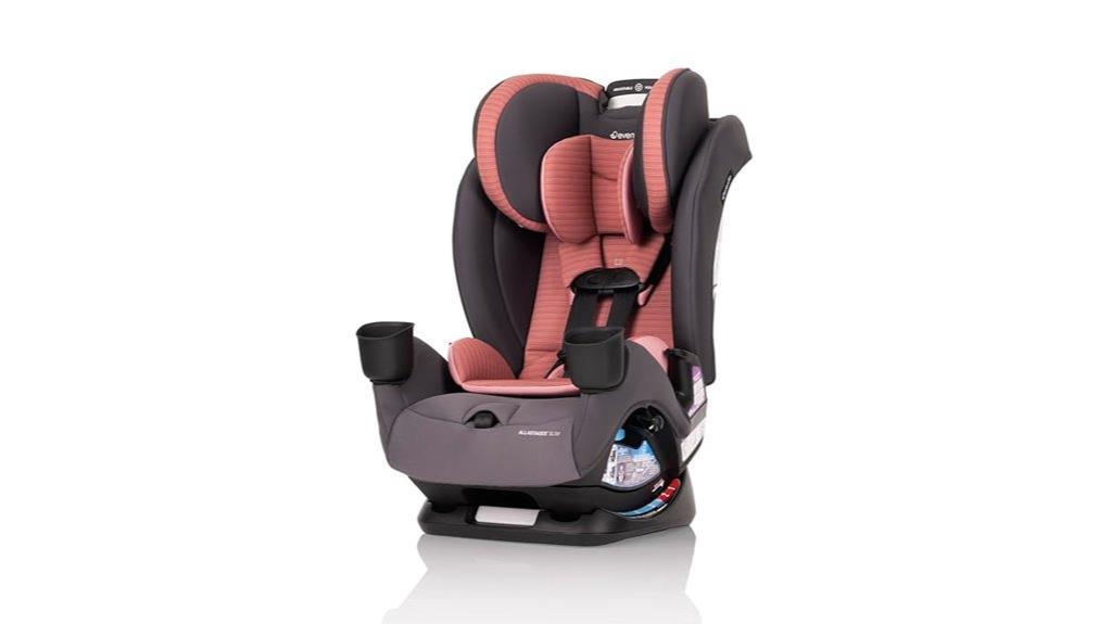versatile pink car seat