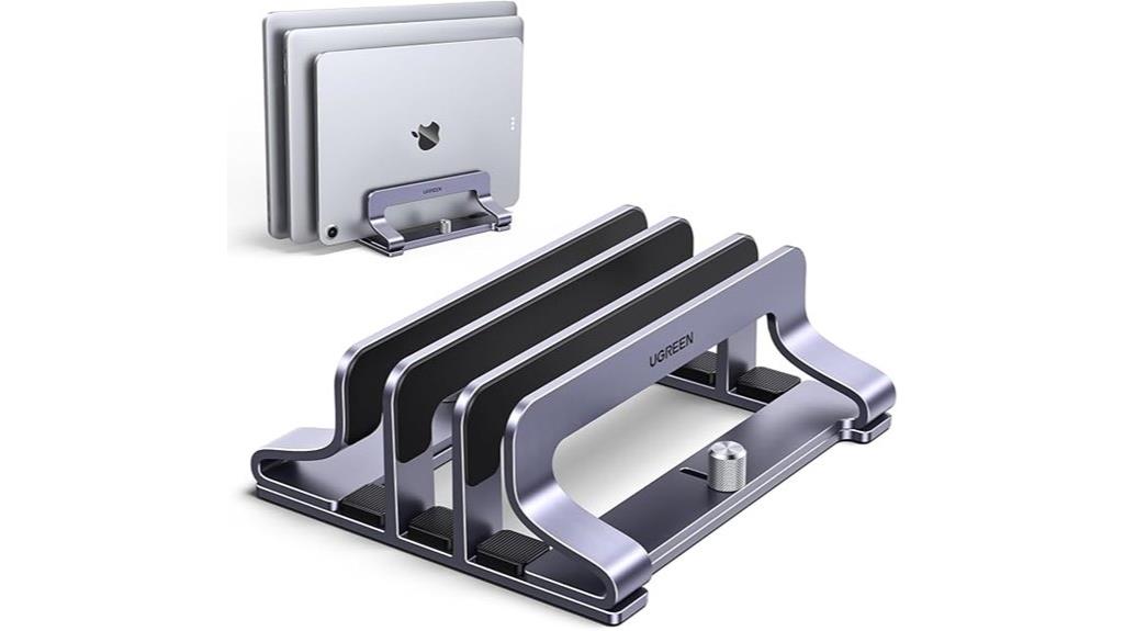 vertical laptop stand holder