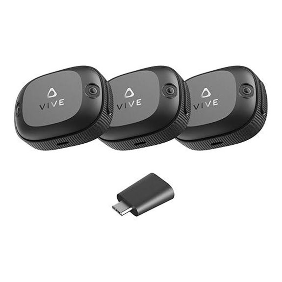 HTC Vive Ultimate 3-Pack Tracker & Dongle for VR