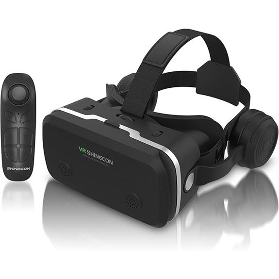 VR Headset for iPhone & Android with Remote 4.7-7 inch