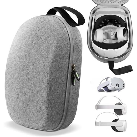 Meta Quest 3/2 VR Carrying Case with Accessories