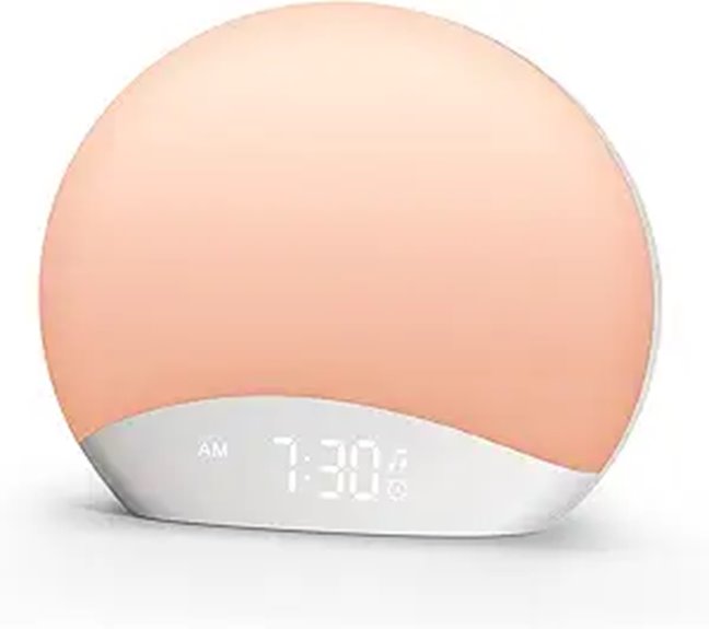Reacher Sunrise Alarm Clock with Night Light