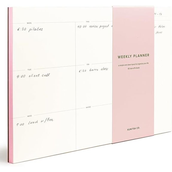 Weekly To-Do List Notepad for Work & Study